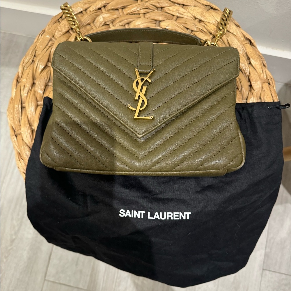 COLLEGE MEDIUM IN QUILTED LEATHER